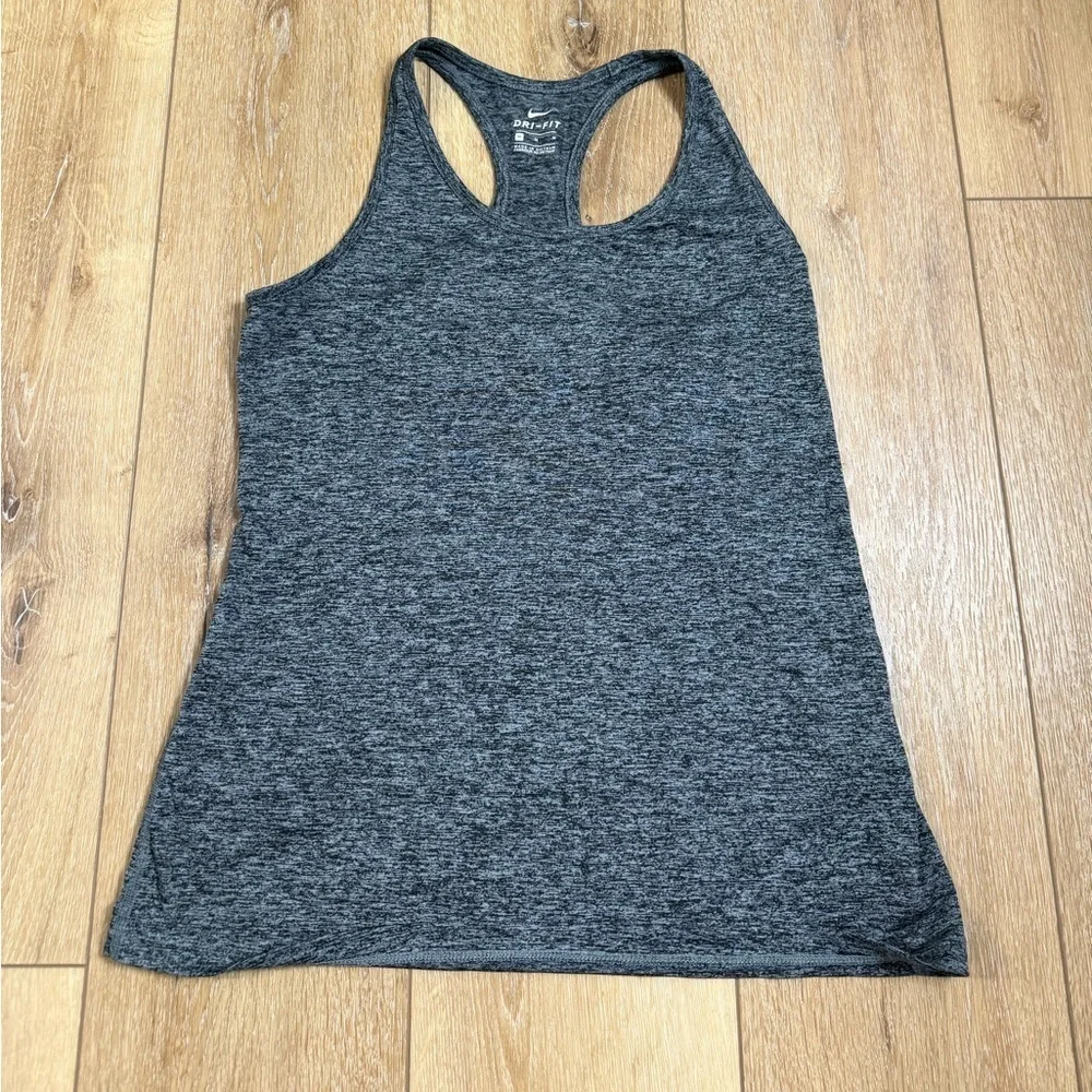 Nike Dri-Fit Gray Tank Running Active Women’s Medium